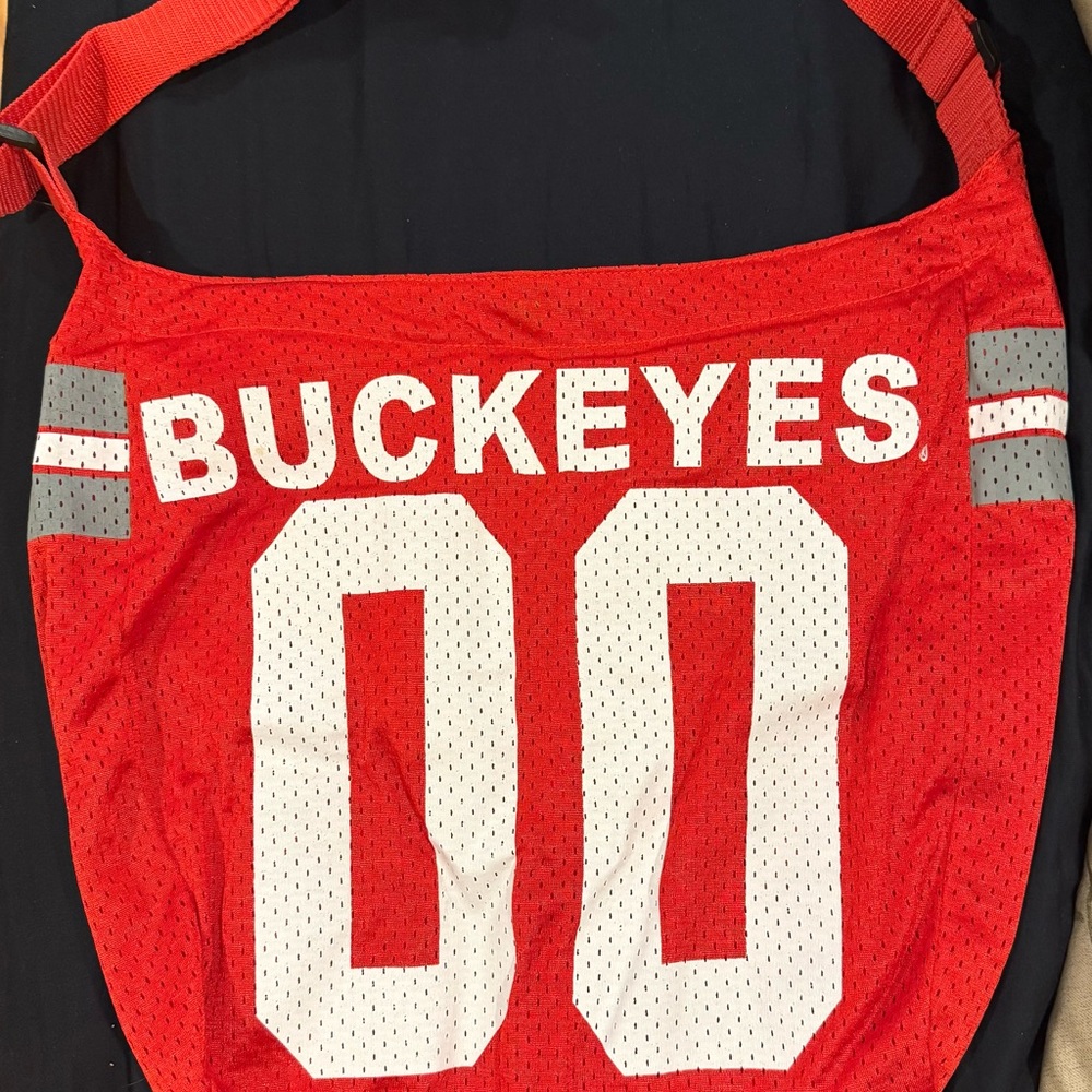 Red Buckeyes Jersey Tote Bag